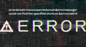 errordomain=nscocoaerrordomain&errormessage=could not discover the preferred shortcut.&errorcode=4